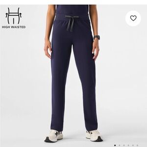 Figs navy Livingston scrub pants - small